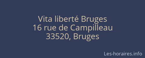 Vita liberté Bruges