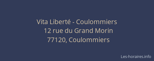 Vita Liberté - Coulommiers