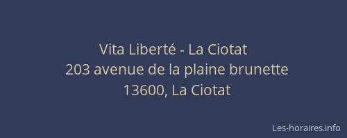 Vita Liberté - La Ciotat
