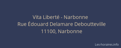 Vita Liberté - Narbonne