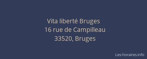 Vita liberté Bruges