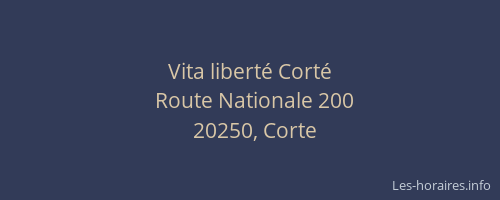 Vita libert&eacute; Cort&eacute;