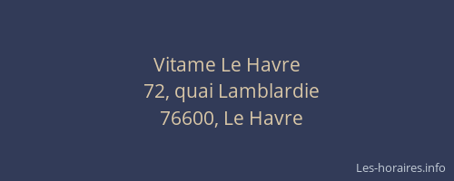 Vitame Le Havre