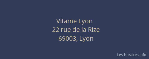 Vitame Lyon
