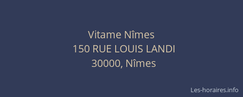 Vitame Nîmes