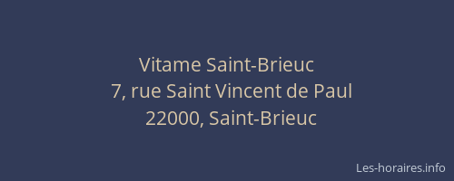 Vitame Saint-Brieuc