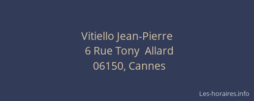 Vitiello Jean-Pierre