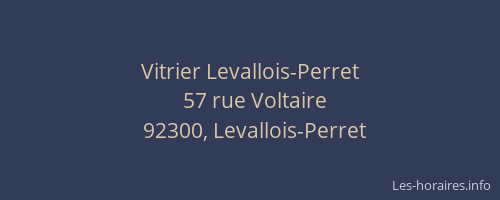 Vitrier Levallois-Perret