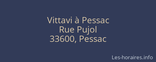 Vittavi à Pessac