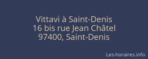 Vittavi à Saint-Denis