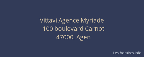 Vittavi Agence Myriade
