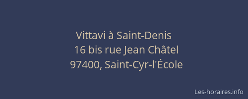 Vittavi à Saint-Denis