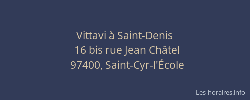 Vittavi &agrave; Saint-Denis