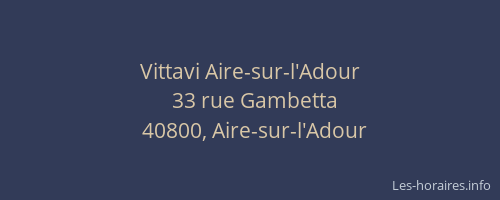 Vittavi Aire-sur-l'Adour