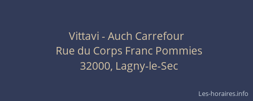 Vittavi - Auch Carrefour