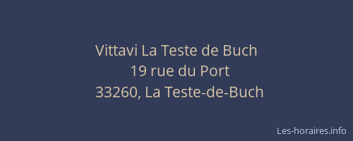 Vittavi La Teste de Buch