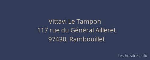 Vittavi Le Tampon