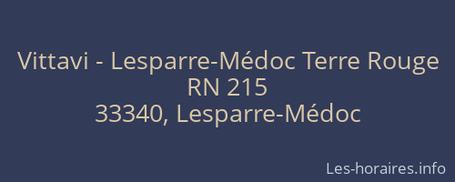 Vittavi - Lesparre-Médoc Terre Rouge