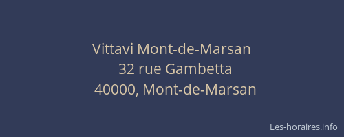 Vittavi Mont-de-Marsan