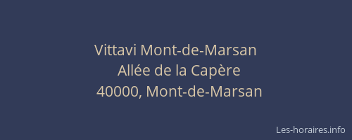 Vittavi Mont-de-Marsan