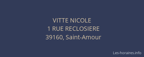 VITTE NICOLE