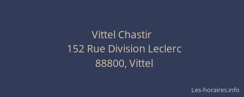 Vittel Chastir