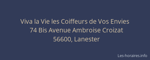 Viva la Vie les Coiffeurs de Vos Envies