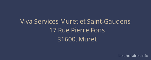Viva Services Muret et Saint-Gaudens