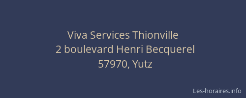 Viva Services Thionville