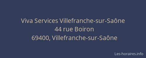 Viva Services Villefranche-sur-Saône