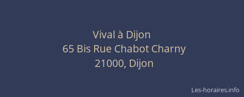 Vival à Dijon