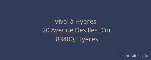 Vival à Hyeres