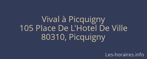 Vival à Picquigny