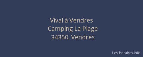 Vival à Vendres