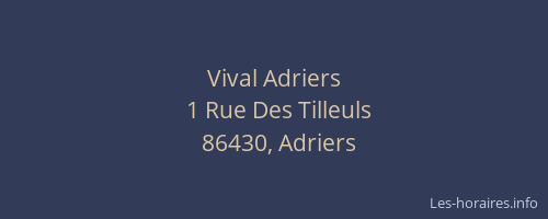 Vival Adriers
