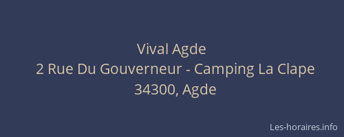 Vival Agde