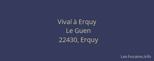Vival &agrave; Erquy