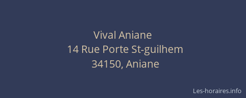 Vival Aniane