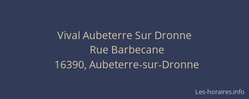 Vival Aubeterre Sur Dronne