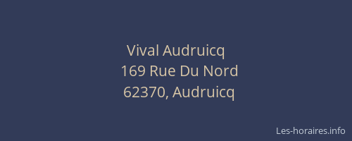 Vival Audruicq