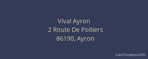 Vival Ayron