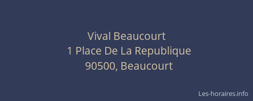 Vival Beaucourt