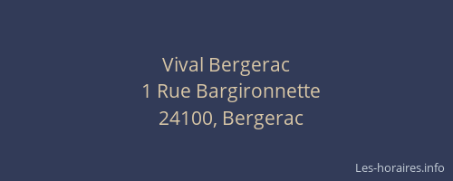 Vival Bergerac