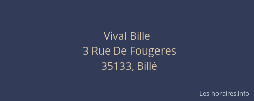 Vival Bille