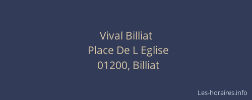 Vival Billiat