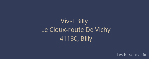 Vival Billy