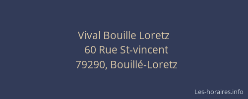 Vival Bouille Loretz