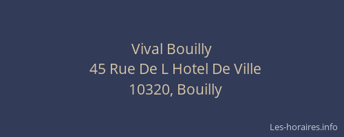 Vival Bouilly