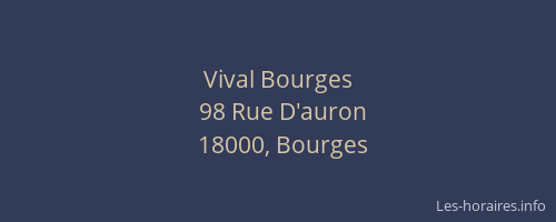 Vival Bourges