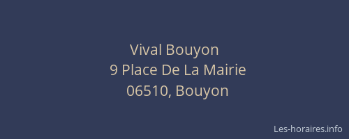 Vival Bouyon